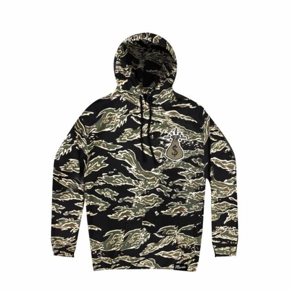 Hasta Muerte tiger camo $ hoodie